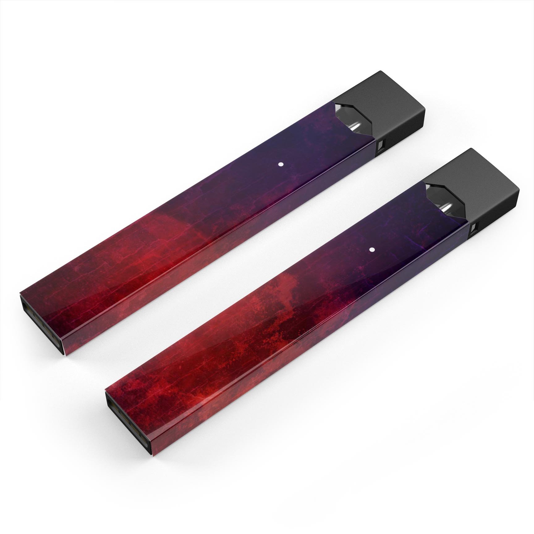 Abstract Fire & Ice V16 skin-wrap sticker for JUUL device, showcasing vibrant colors and premium design.